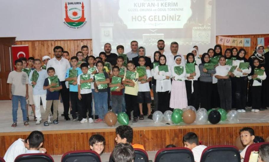 ŞANLIURFA’DA ÇOCUKLAR HEM ÖĞRENDİ HEM ÖDÜLLENDİRİLDİ