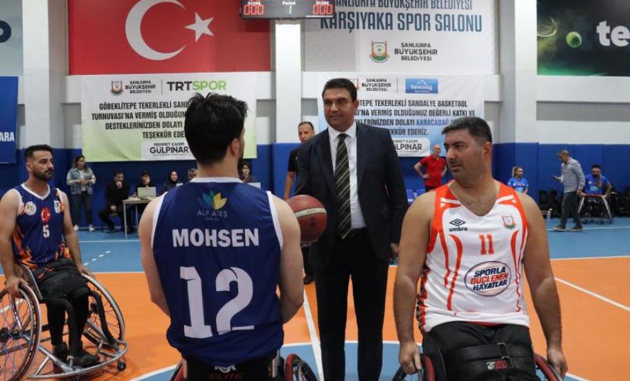 2. GÖBEKLİTEPE TEKERLEKLİ SANDALYE BASKETBOL TURNUVASI BAŞLADI
