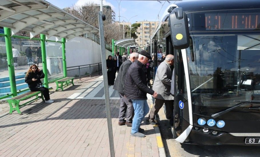 ŞANLIURFA’DA BAYRAM BOYUNCA TOPLU TAŞIMA ÜCRETSİZ