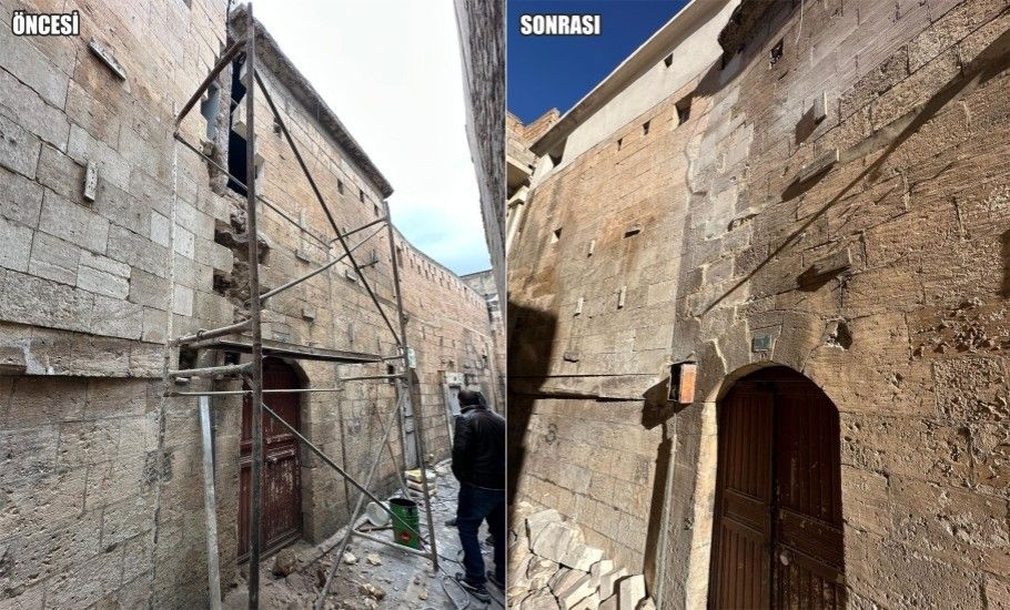 ŞANLIURFA’DA DEPREM SONRASI TARİHİ SOKAKLAR YENİLENİYOR