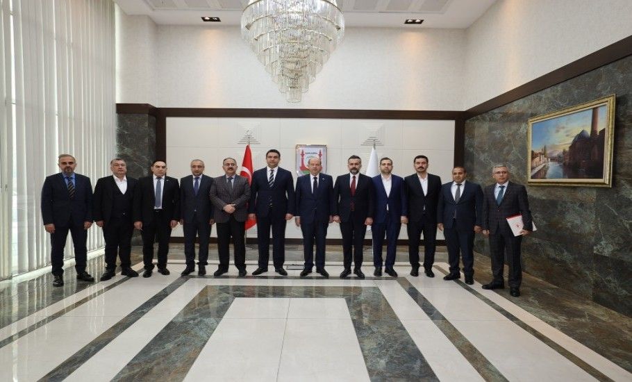 KKTC ESKİ CUMHURBAŞKANI TATAR’DAN ŞANLIURFA BÜYÜKŞEHİR BELEDİYESİ’NE ZİYARET